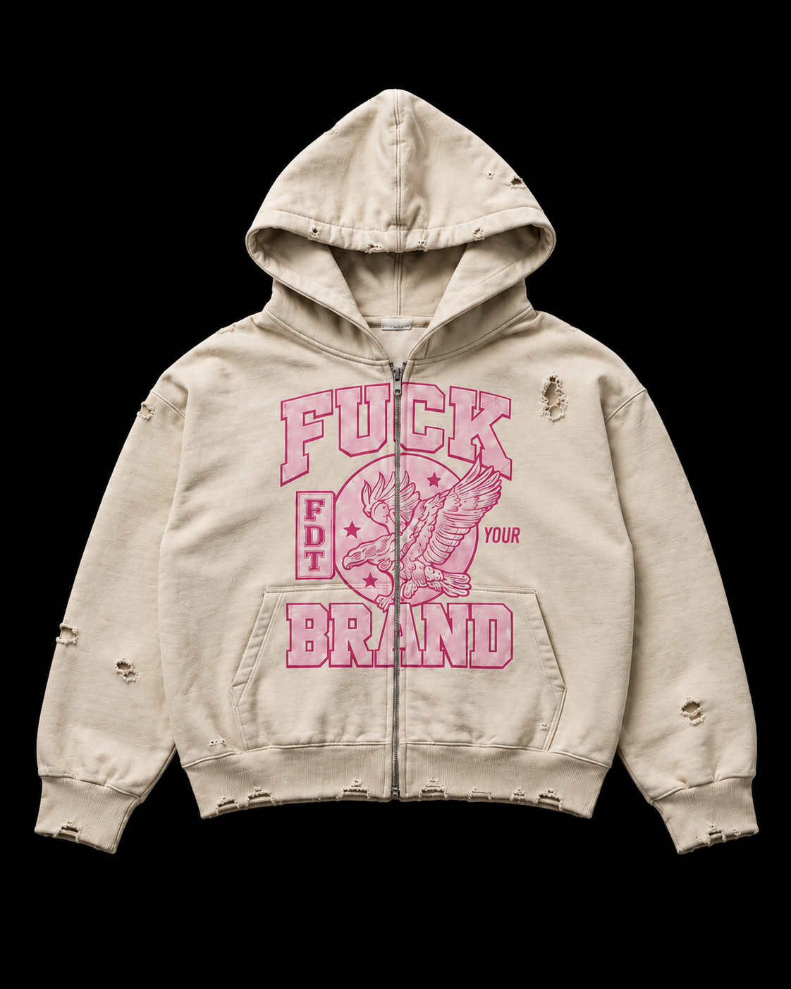 Fuck Your Brand Zip-Up Hoodie