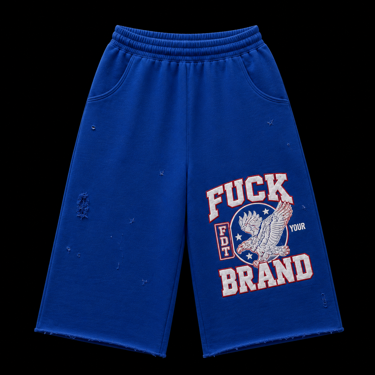 Fuck Your Brand Nipsey Blue Jorts